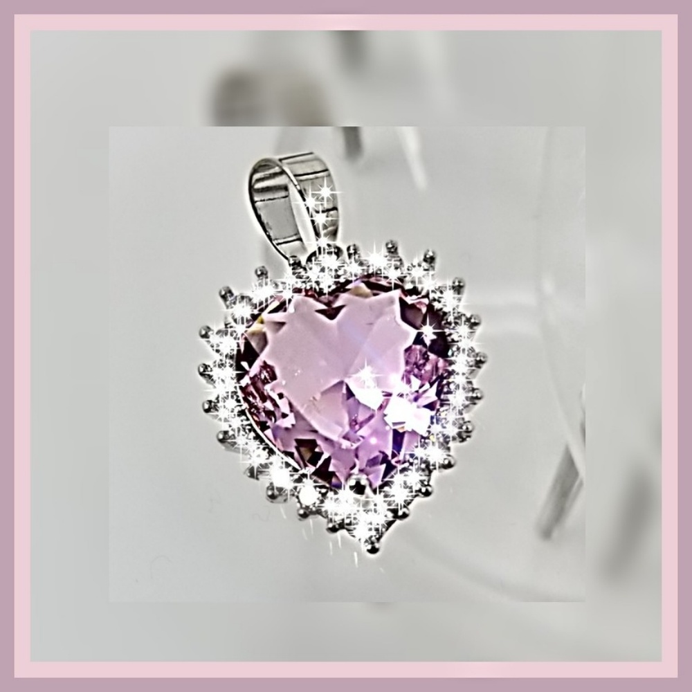 💖HP!! '19CT' CHARMING PK♡SAPPHIRE & DIAM (Lab;)💞 - Picture 5 of 5
